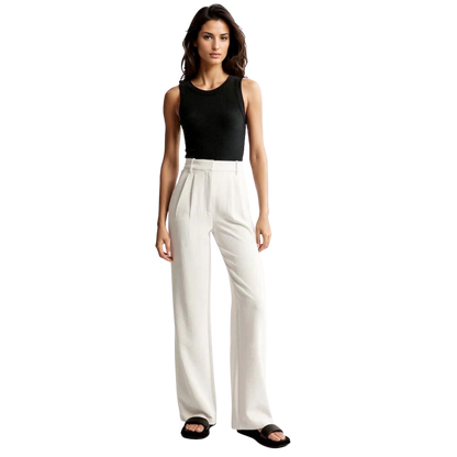 Wide Leg Tailored Pants