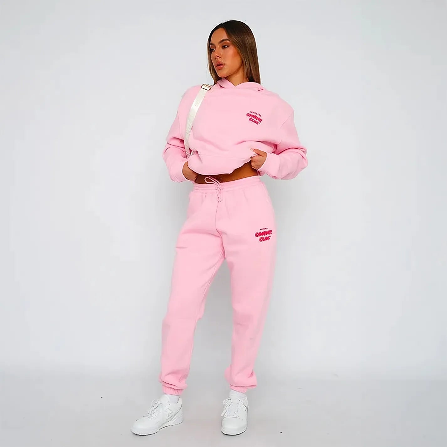 WHITE FOX Cozy Club Set (Hoodie + Sweats)