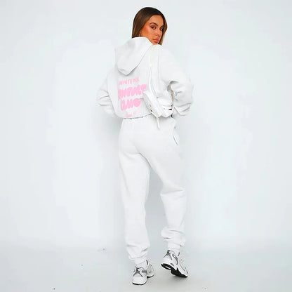 WHITE FOX Cozy Club Set (Hoodie + Sweats)