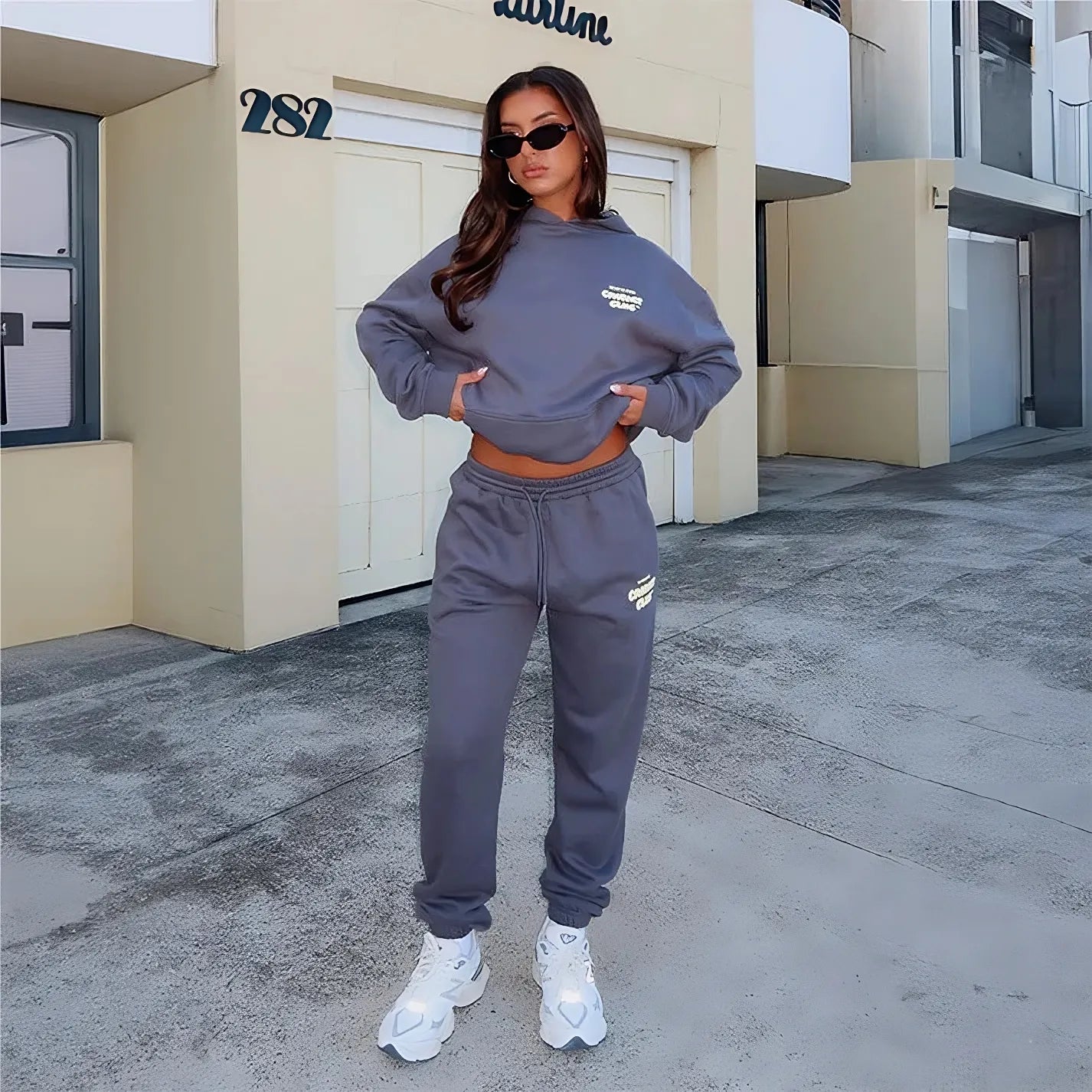 WHITE FOX Cozy Club Set (Hoodie + Sweats)